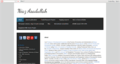 Desktop Screenshot of niazasadullah.com